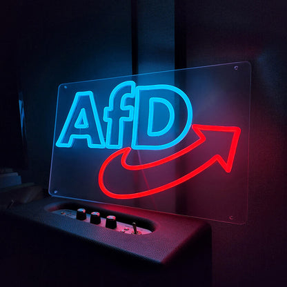 "AfD" LED-Neonschild mit USB