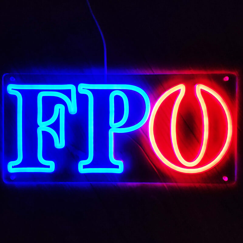 "FPÖ" LED-Neonschild (USB)