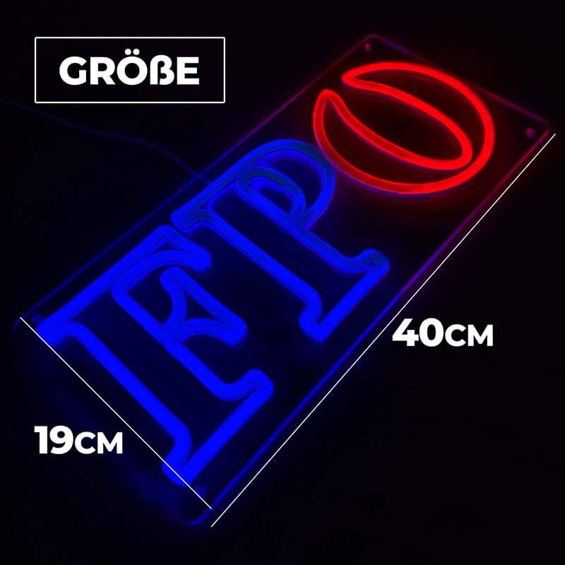 "FPÖ" LED-Neonschild (USB)