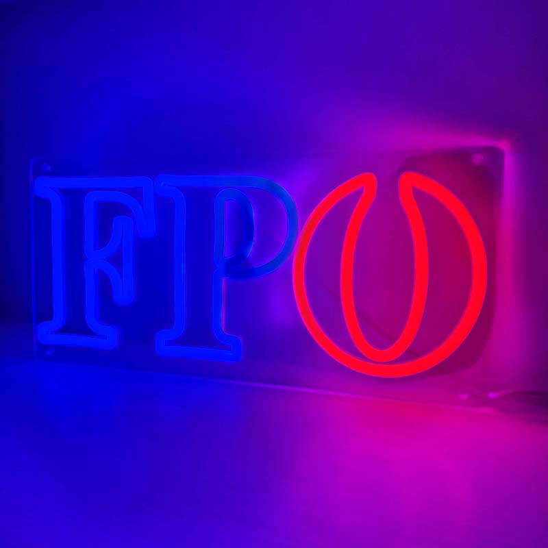 "FPÖ" LED-Neonschild (USB)