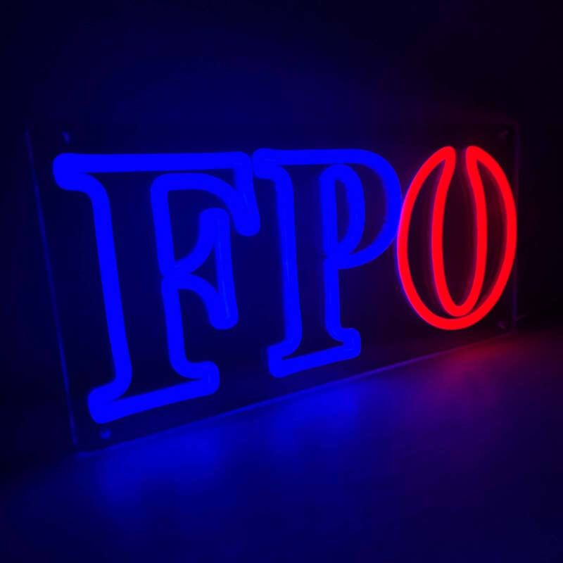 "FPÖ" LED-Neonschild (USB)