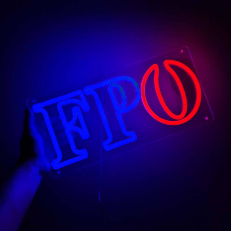 "FPÖ" LED-Neonschild (USB)