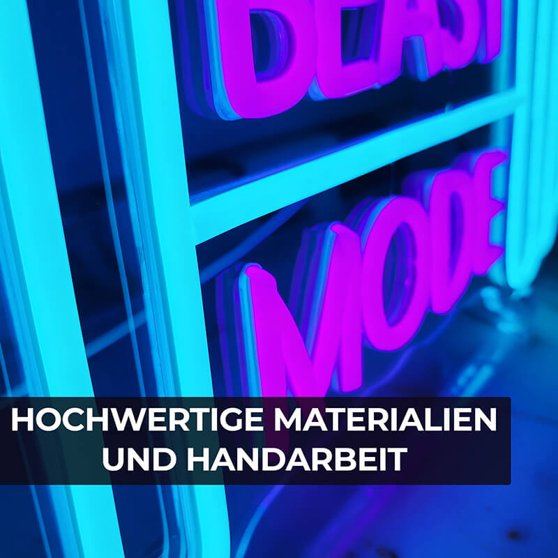 "BEAST MODE" LED-Neonschild (19,5x45)(USB)