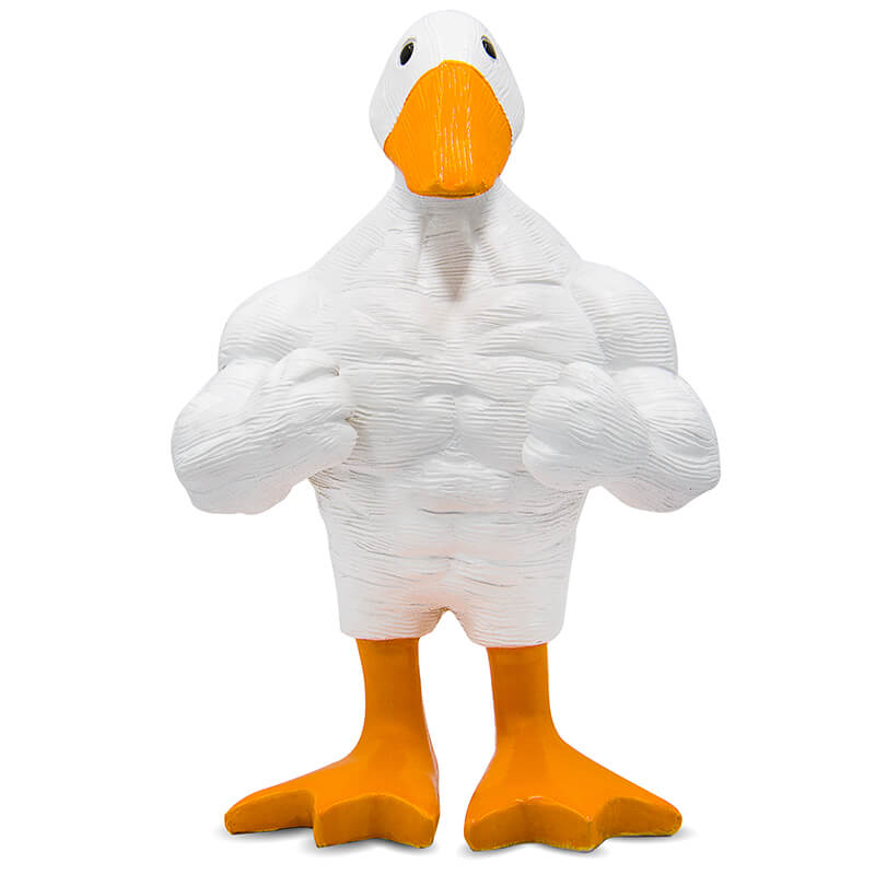 Lustige Bodybuilder Ente (15cm) bayondo
