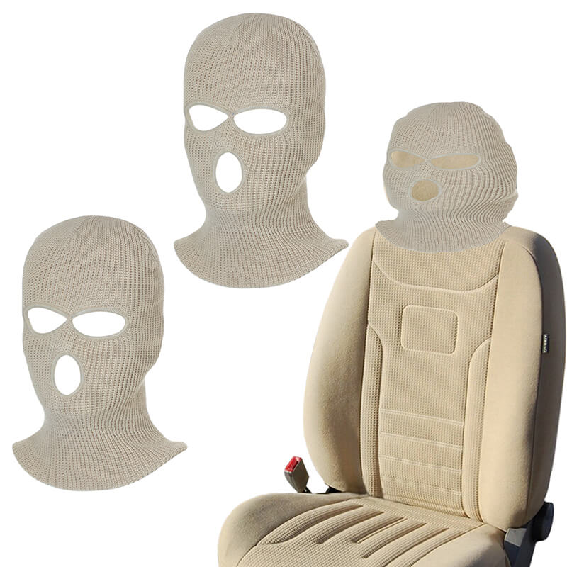 2er SET - Lustige Gangster Maske Kopfstützenüberzug