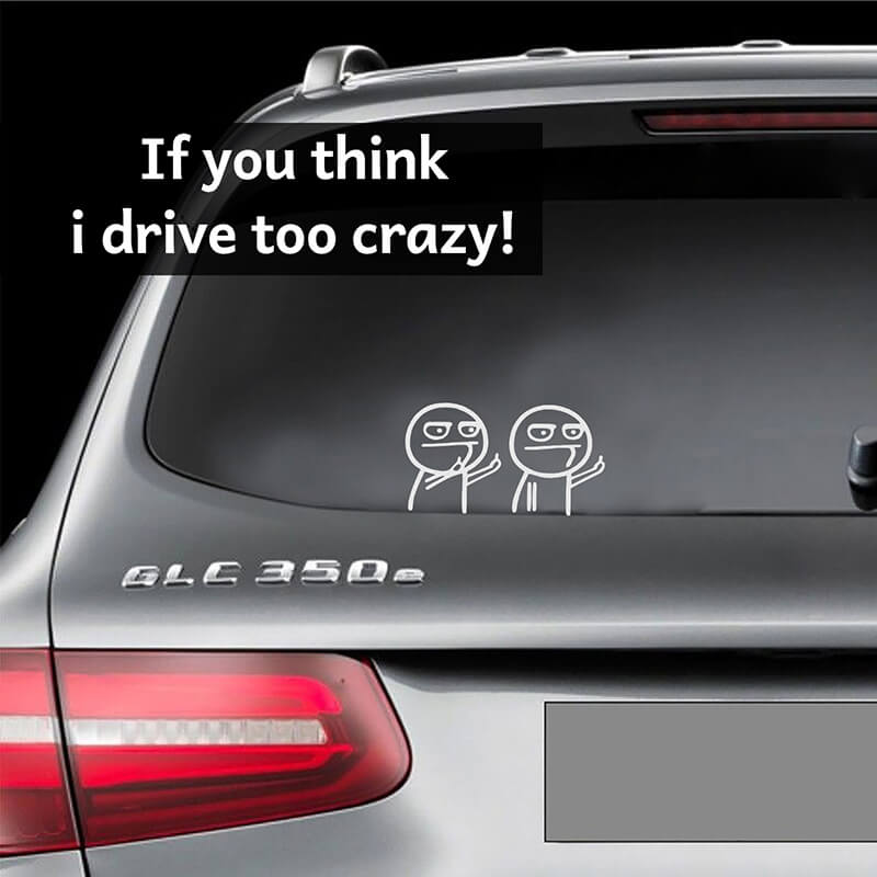 "FYOU BOYZ" Autofenster-Aufkleber (4 Paar-Set)