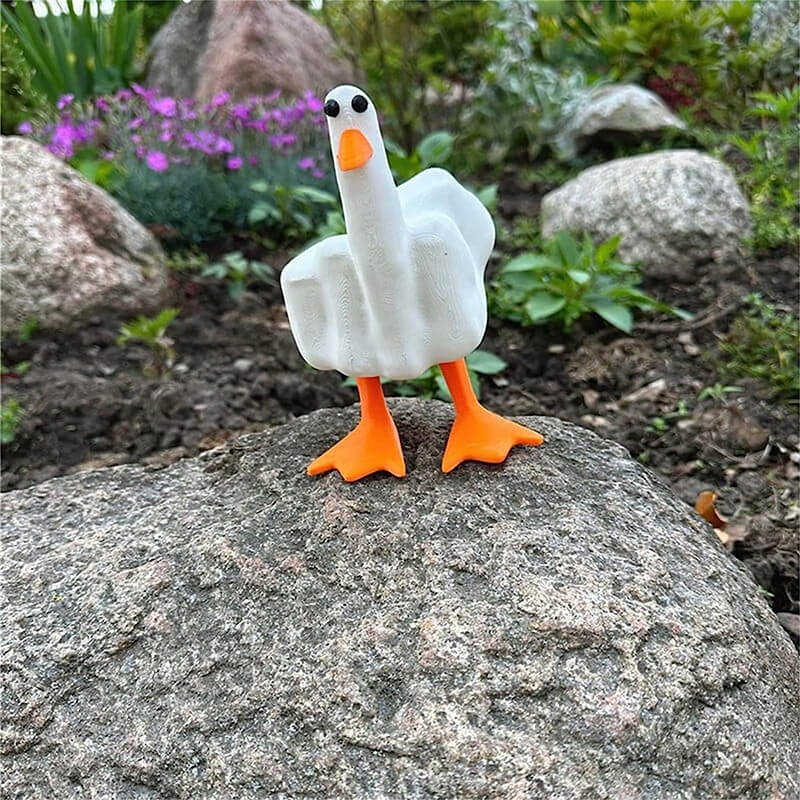 Vogelfigur "Duck You Habeck" (17cm)