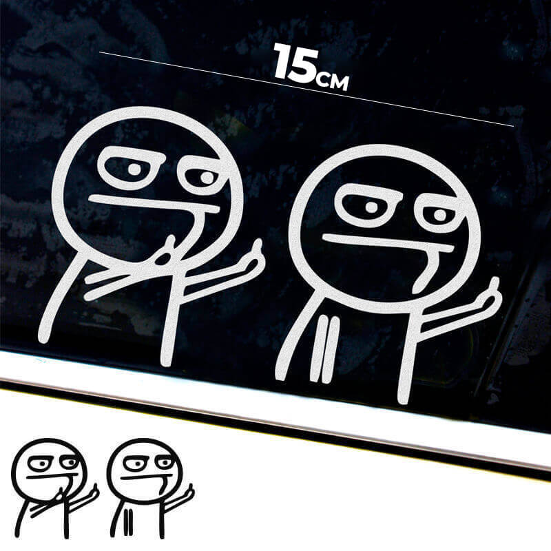 "FYOU BOYZ" Autofenster-Aufkleber (4 Paar-Set)