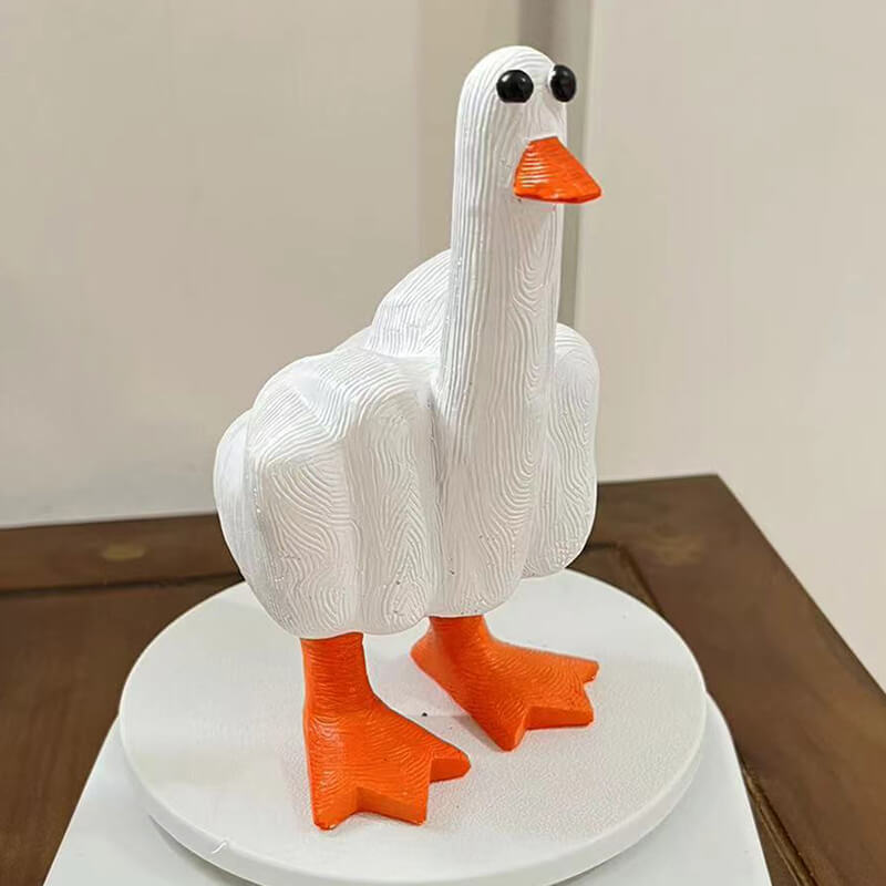 Vogelfigur "Duck You Habeck" (17cm)