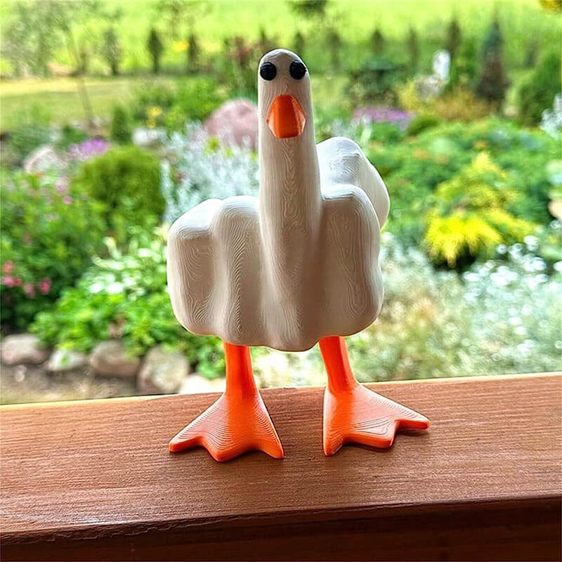 Vogelfigur "Duck You Habeck" (17cm)