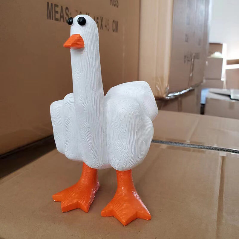 Vogelfigur "Duck You Habeck" (17cm)