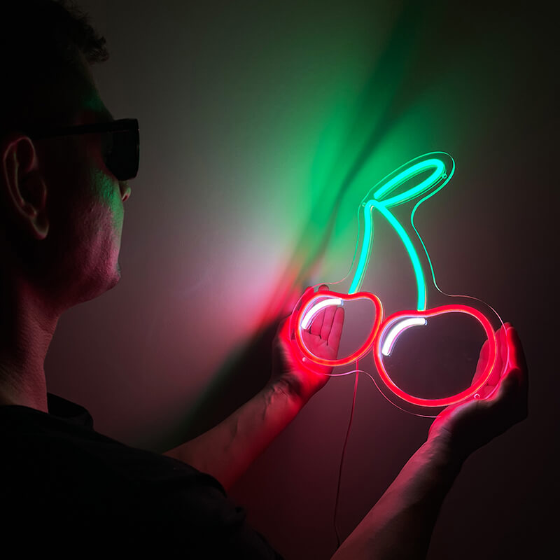 🍒Leuchtende Kirschen (31x35cm)(USB)