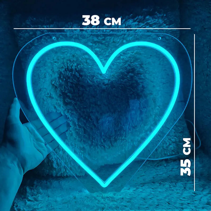 "AfD" LED-Neonschild 40x28cm (USB)