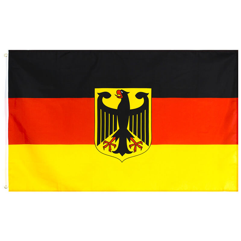 Deutschland Flagge mit Ösen