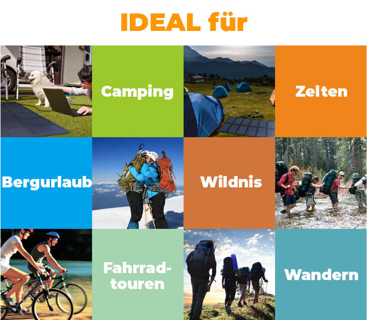 FALTBARES OUTDOOR-SOLARPANEL ⚡️150W