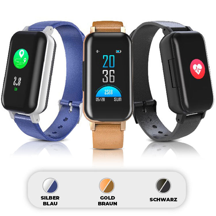 SONAR EAR-Fitness Tracker mit integrierten Bluetooth Kopfhörern bayondo
