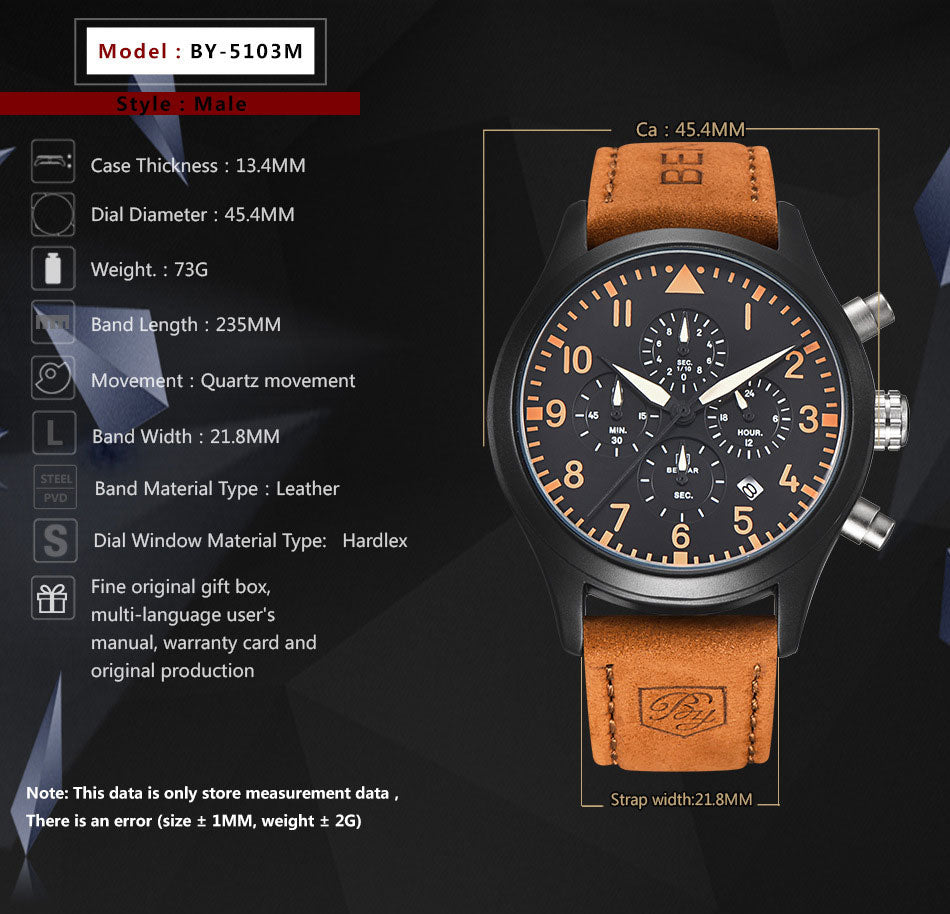 BENYAR VIP Orange Mode - Automatikuhr bayondo