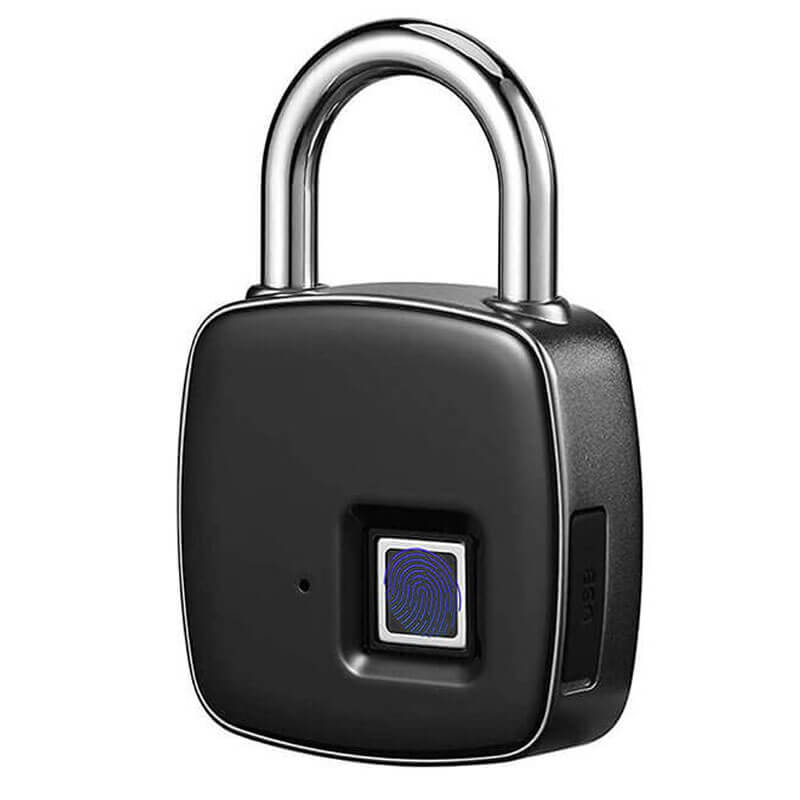 Wasserdichtes Vorhängeschloss mit Fingerabdruck-Scan und Bluetooth-APP