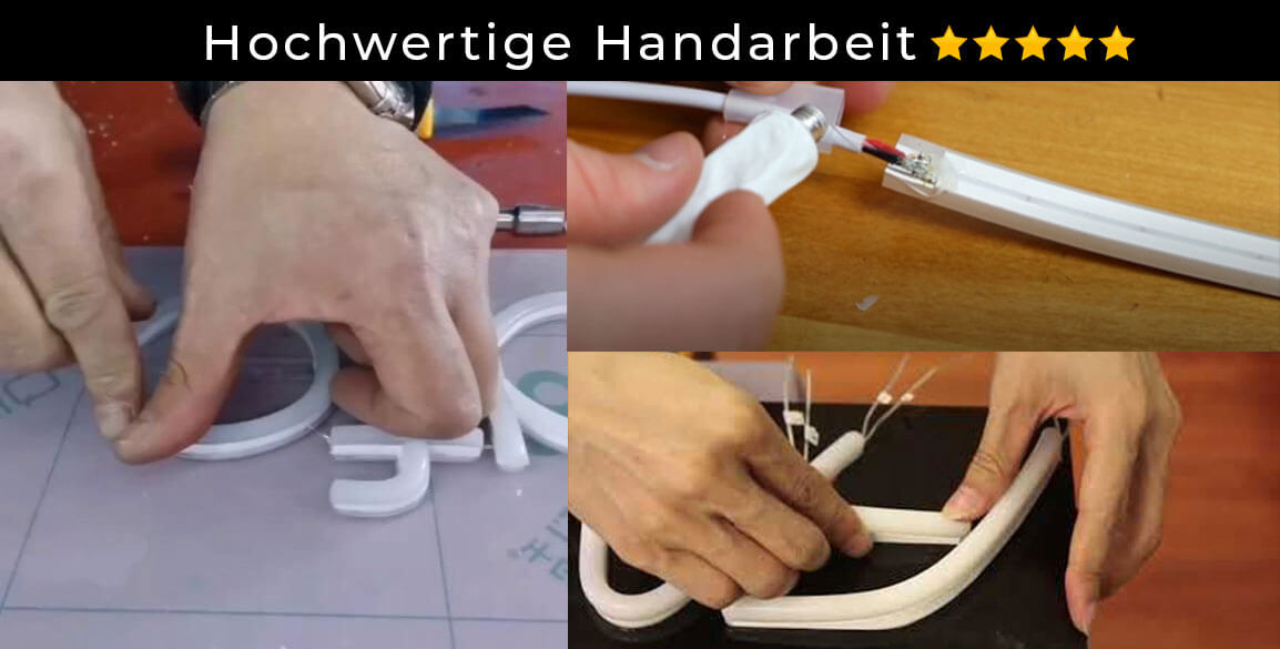 WIR DAS VOLK • FAUST • WIDERSTAND - USB LED Schilder bayondo