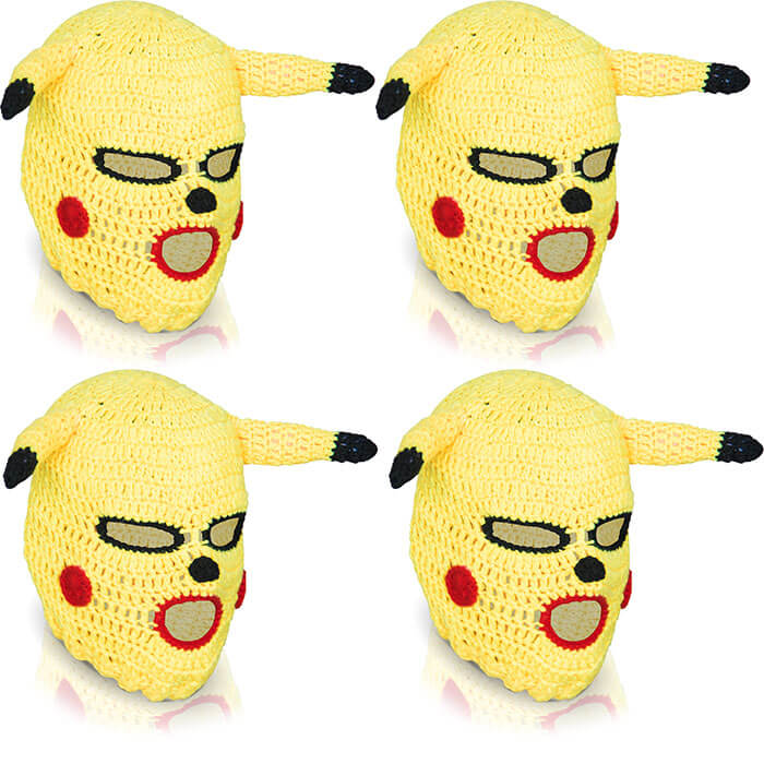 YELLOW.GANGSTA - Stoffmaske aus Baumwolle 4 Stück SET