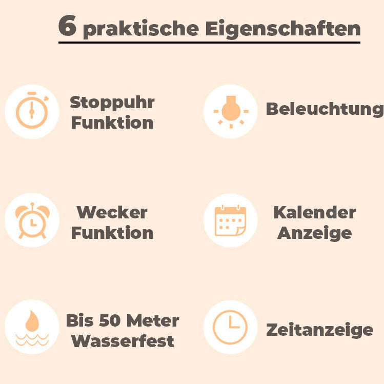 SMAEL-SPORT bis 50 Meter Wasserfest in 7 Designs