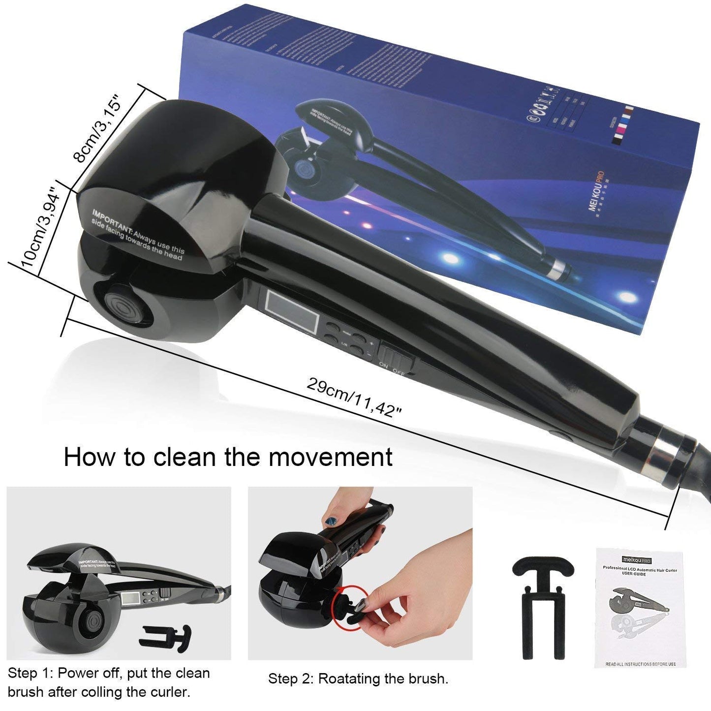 Automatischer Profi-Lockenwickler mit Keramikbeschichtung