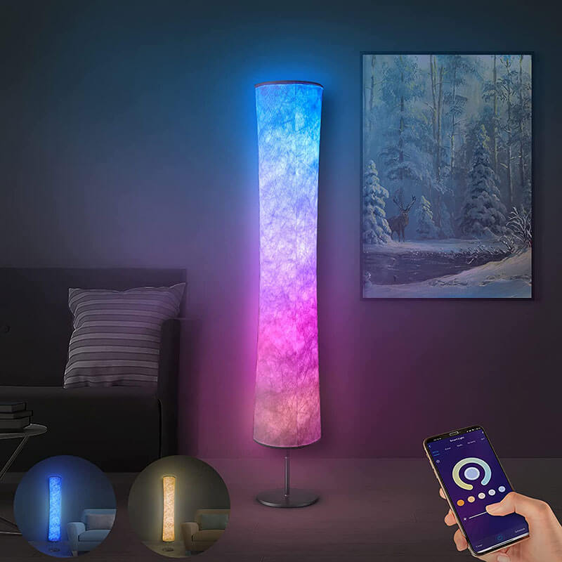 LED-Regenbogen-Wohnzimmerlampe mit Fernbedienung & APP