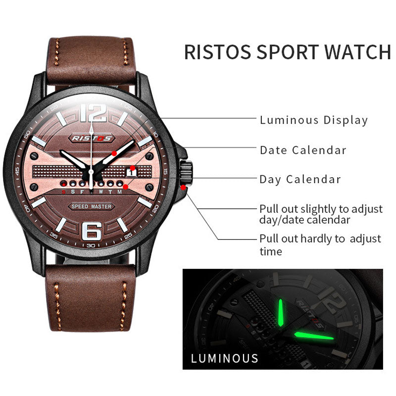 RISTOS-Exclusive Herren Uhr
