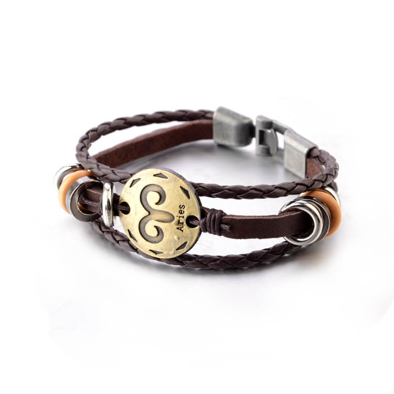 STERNZEICHEN Lederarmbänder Unisex