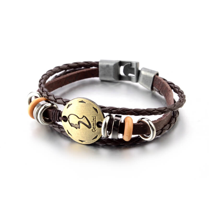 STERNZEICHEN Lederarmbänder Unisex