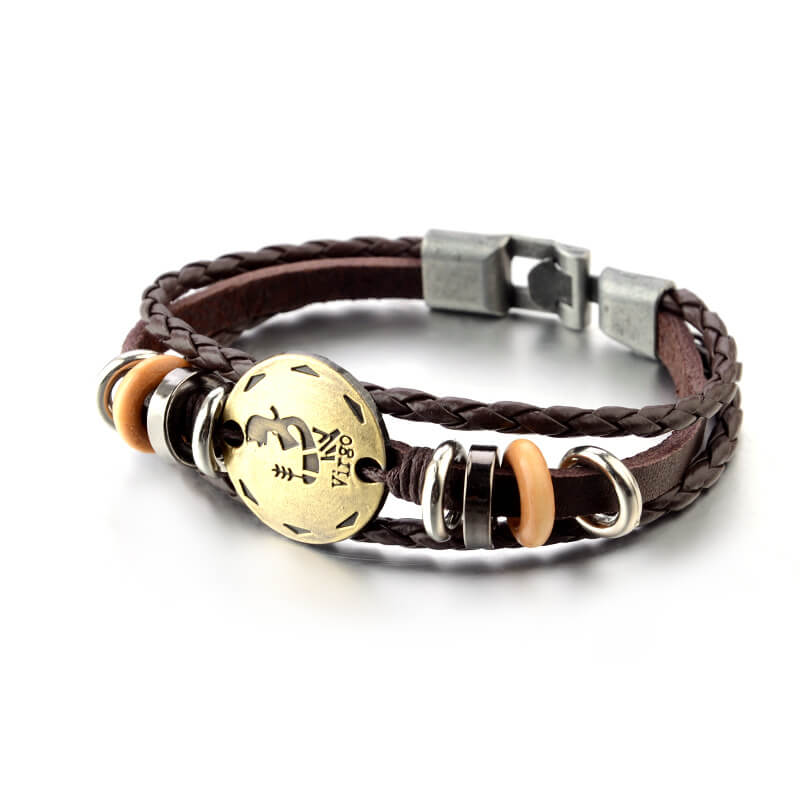 STERNZEICHEN Lederarmbänder Unisex