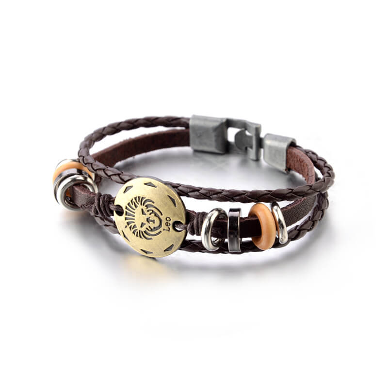 STERNZEICHEN Lederarmbänder Unisex