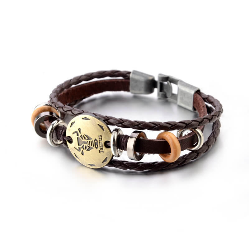 STERNZEICHEN Lederarmbänder Unisex