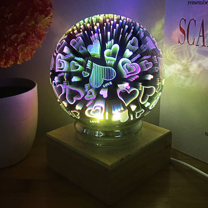 Stylische 3D Lampe