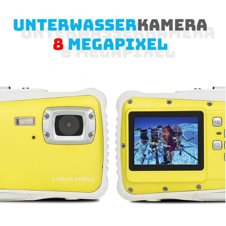 UNTERWASSERKAMERA MIT 8 MEGAPIXELN