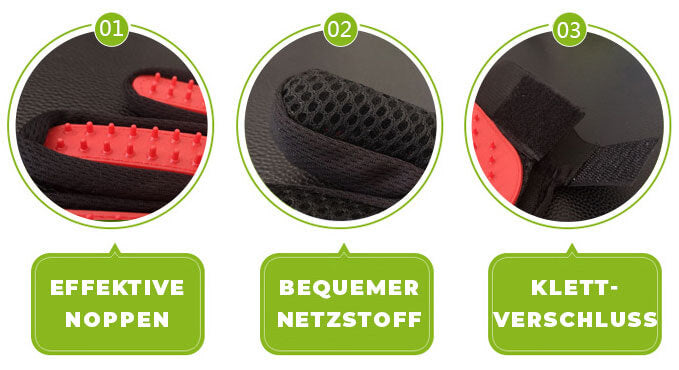 Fellpflege-Handschuh (in 5 Farben) bayondo