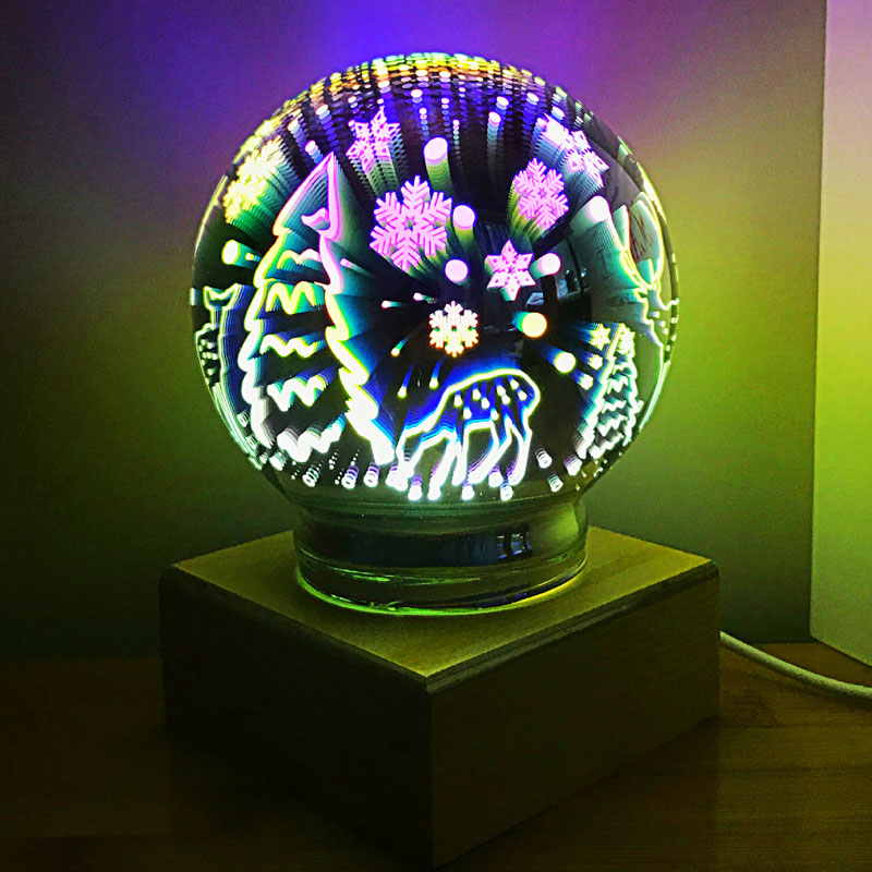 Stylische 3D Lampe