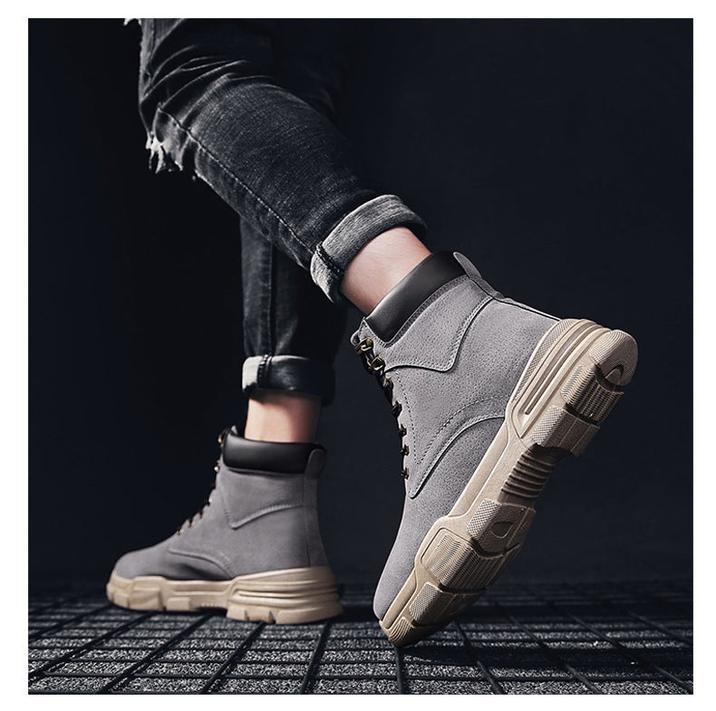 Klassische Frauen Leder-Winterboots