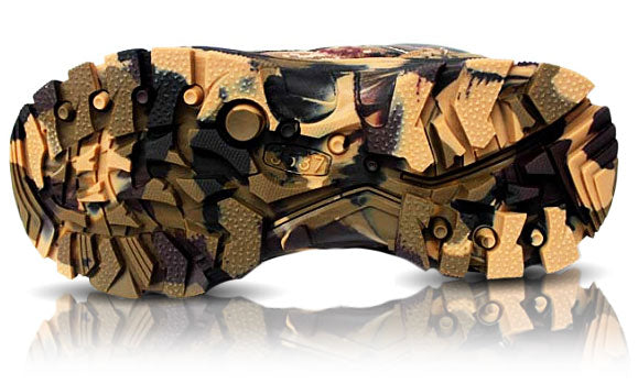 Outdoorstiefel WINTERFRONT mit Innenfutter aus Schafwolle Camouflage Edition bayondo