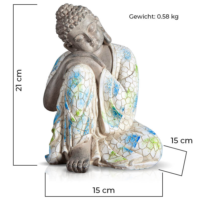 Wunderschöne Buddha Statue im Thailand Stil für Haus & Garten bayondo
