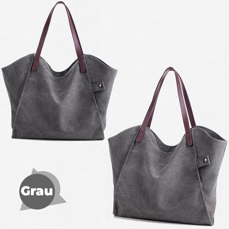 Shopping Tasche aus natürlichem Baumwollstoff (Canvas)