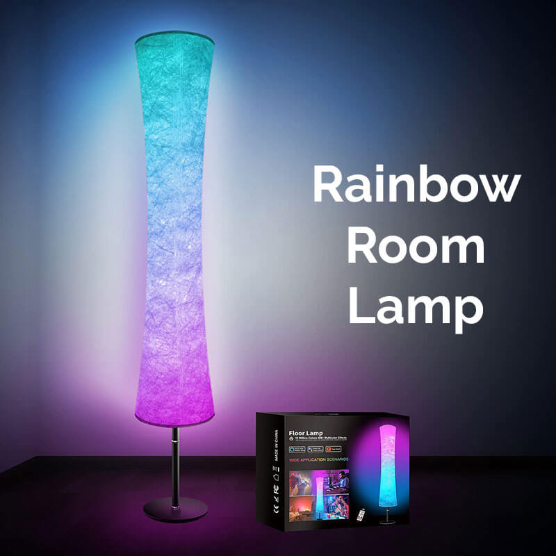 LED-Regenbogen-Wohnzimmerlampe mit Fernbedienung & APP