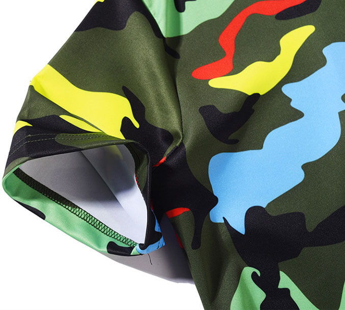 Farb-Tarnmuster Shirt bayondo
