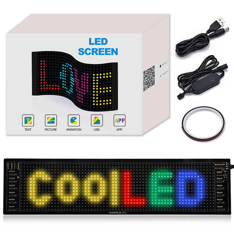 Flexibler USB LED-Bildschirm FLEX in 3 Größen