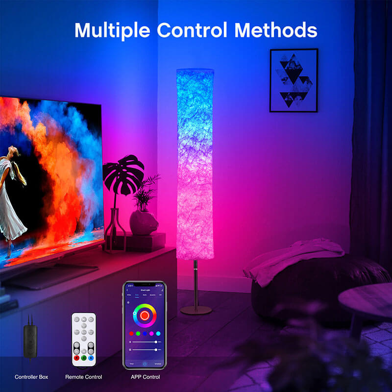 LED-Regenbogen-Wohnzimmerlampe mit Fernbedienung & APP