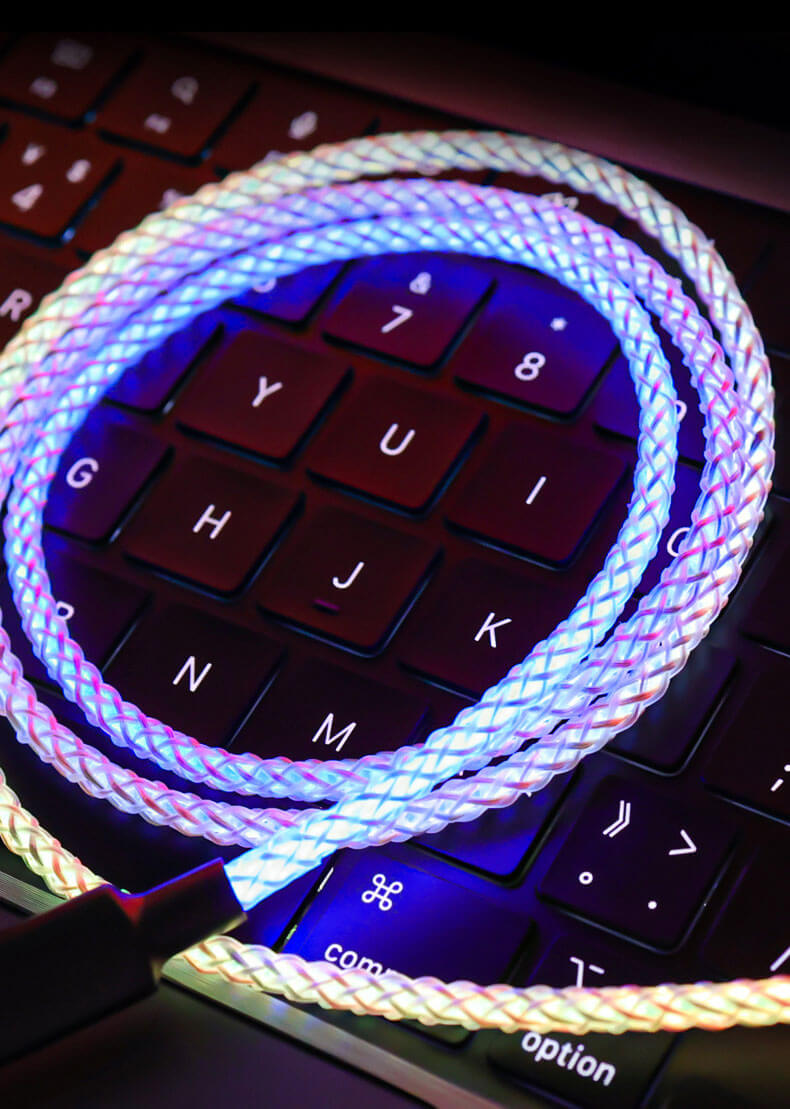 *NEU* RGB LIGHT UP - Schnelladekabel für iPhone & Android