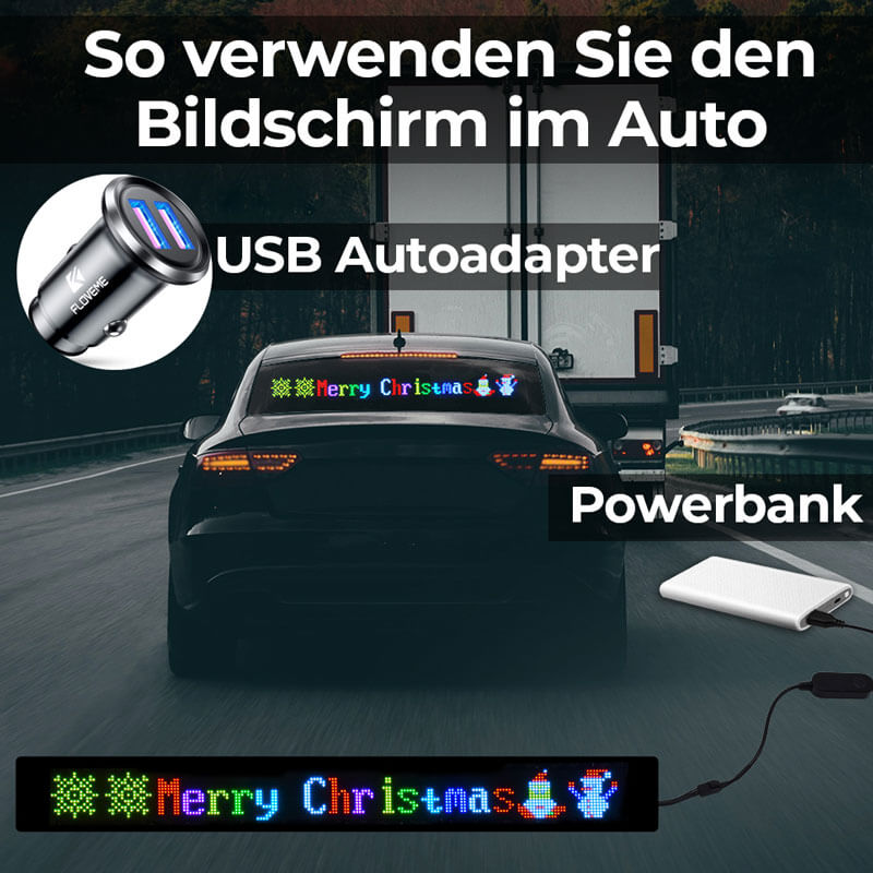 Flexibler USB LED-Bildschirm FLEX in 3 Größen