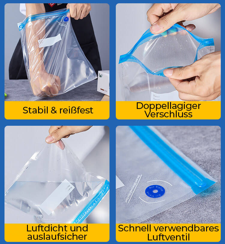 Wiederverwendbare Vakuumbeutel VACUUFRESH