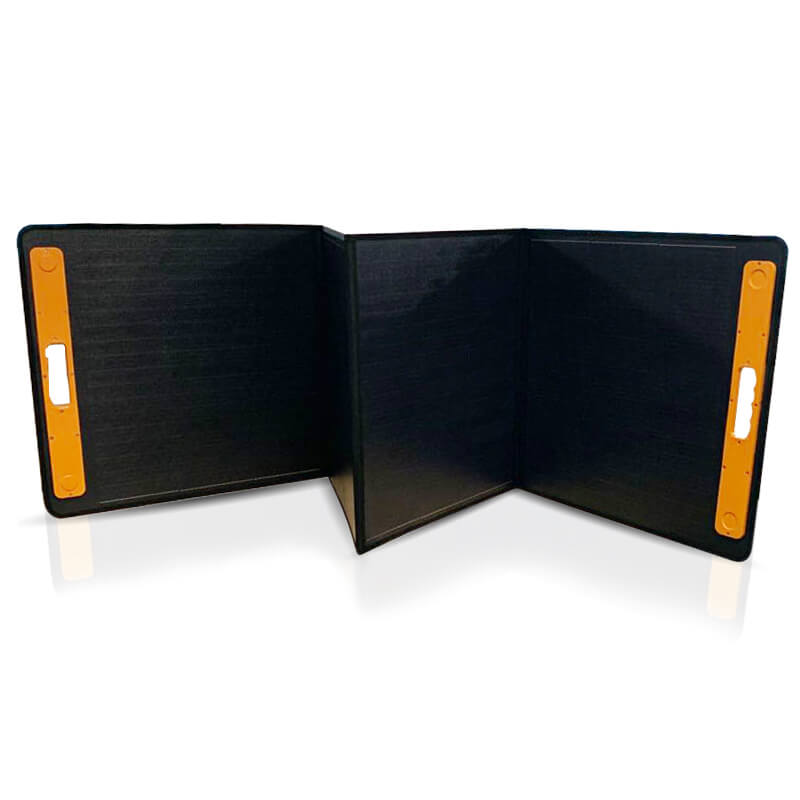 SUNPRO 300Watt 12V Monokristalline Outdoor-Solarpanel - Integrierte Anschlüsse, Faltbar, mit Tragegriffen und Standfüßen