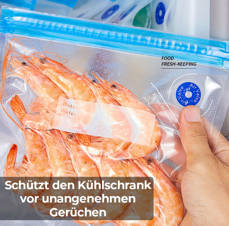 Wiederverwendbare Vakuumbeutel VACUUFRESH